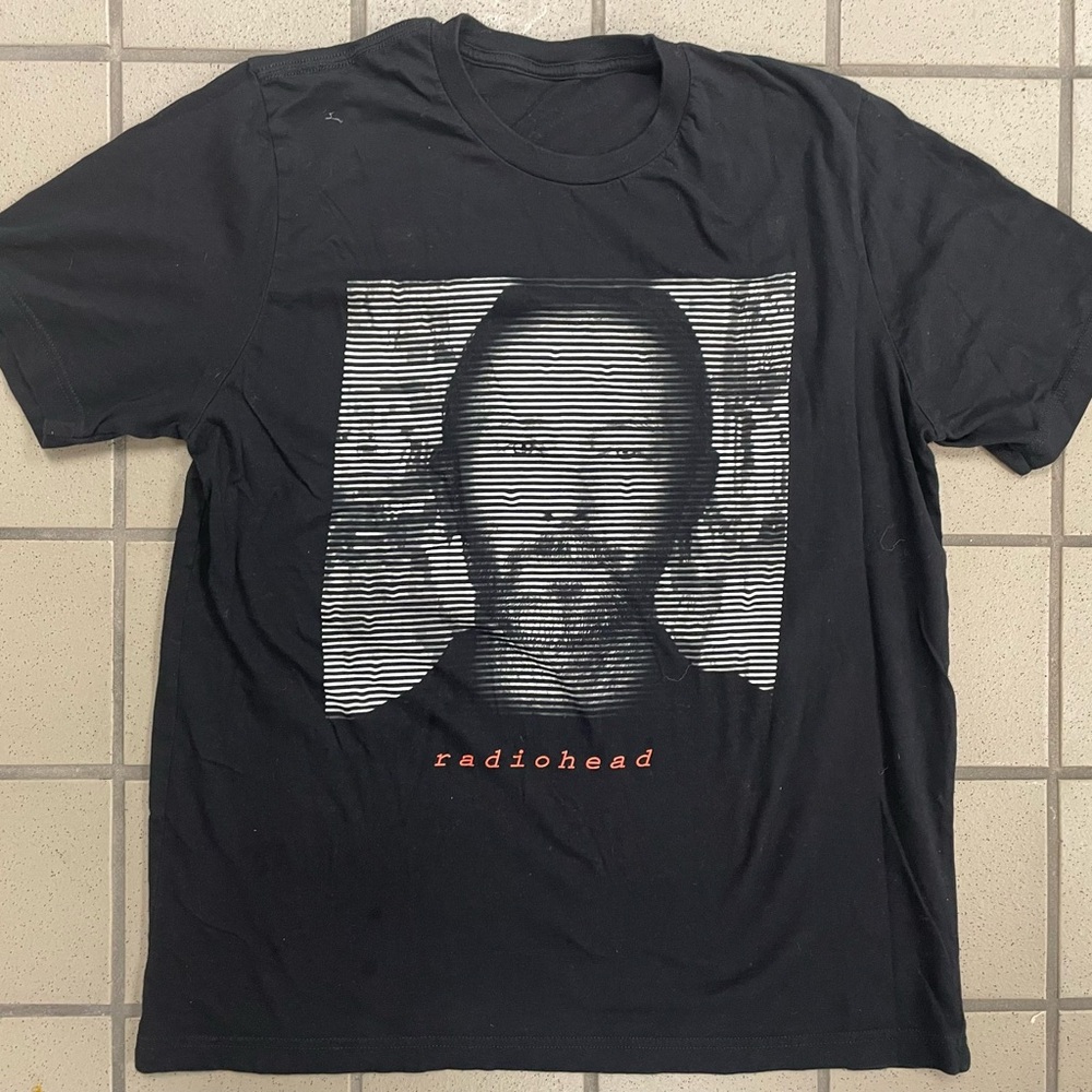Rare Radiohead concert t Sz L no tag possible parking lot boot?